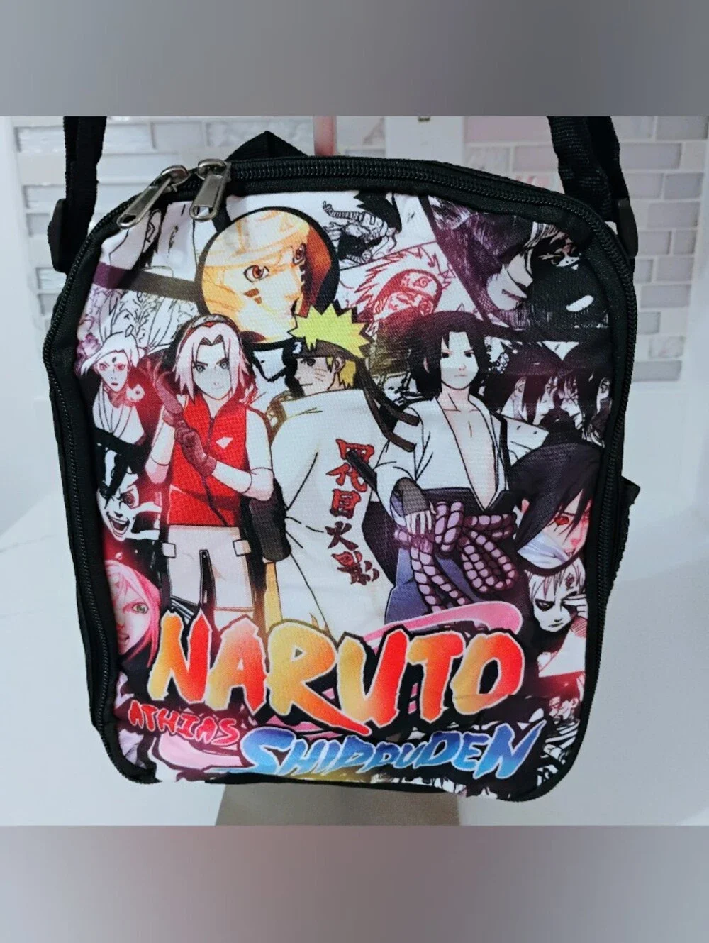 NEW 3FER Naruto Shippuden Backpack Set w/ Lunchbox, Pencil Case & A BONUS